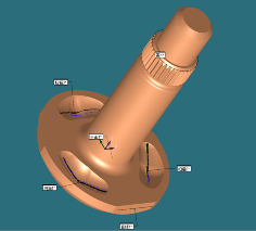 如何測量汽車剎車零部件異形槽中的三維曲線輪廓？